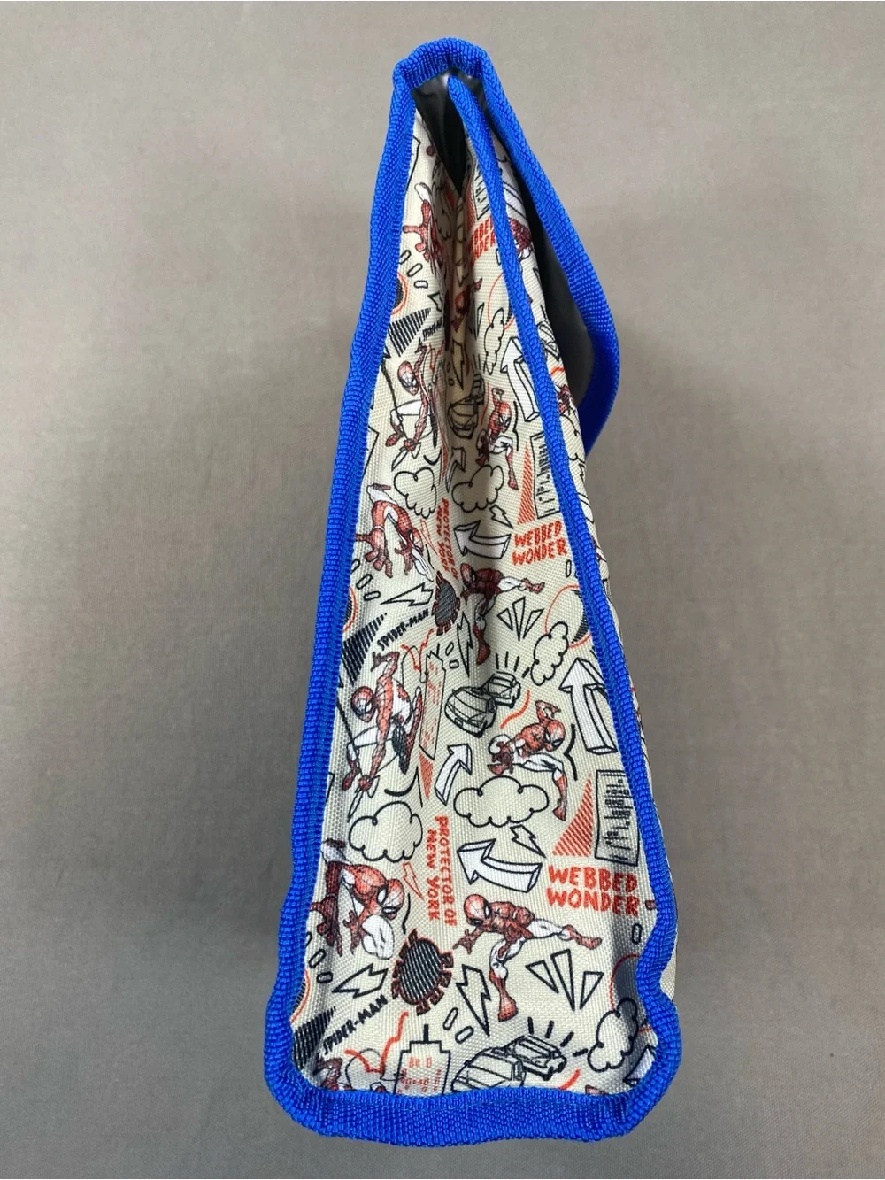 Marvel Spider-Man Kids Lunch Bag in Blue and Red